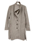 The Gatsby Coat - Beige Check